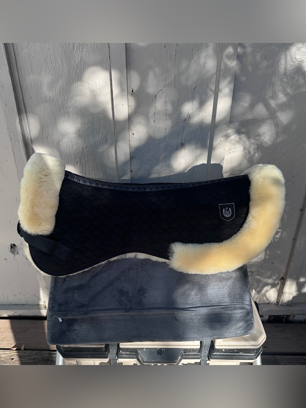 New! Werner Christ sheepskin saddle pad